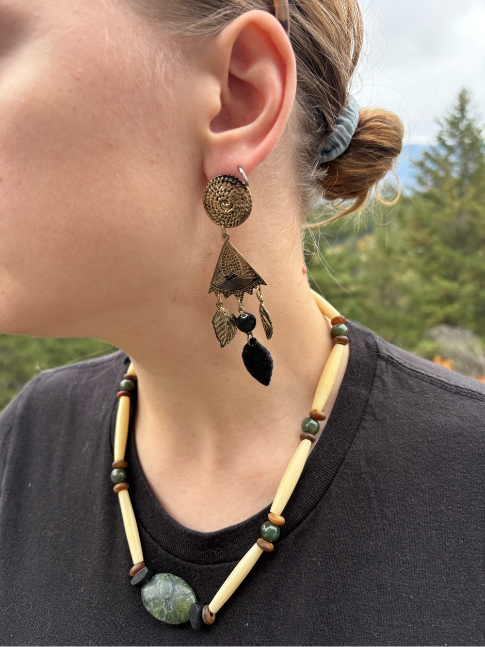 Beautiful Dangle Native Style Earrings